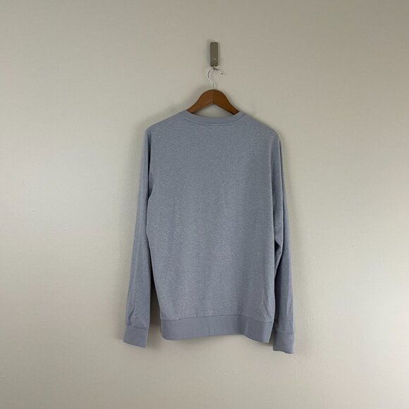 Vuori Dreamknit Ponto Performance Crew Shirt in Light Grey Men's Size Large - Picture 2 of 5